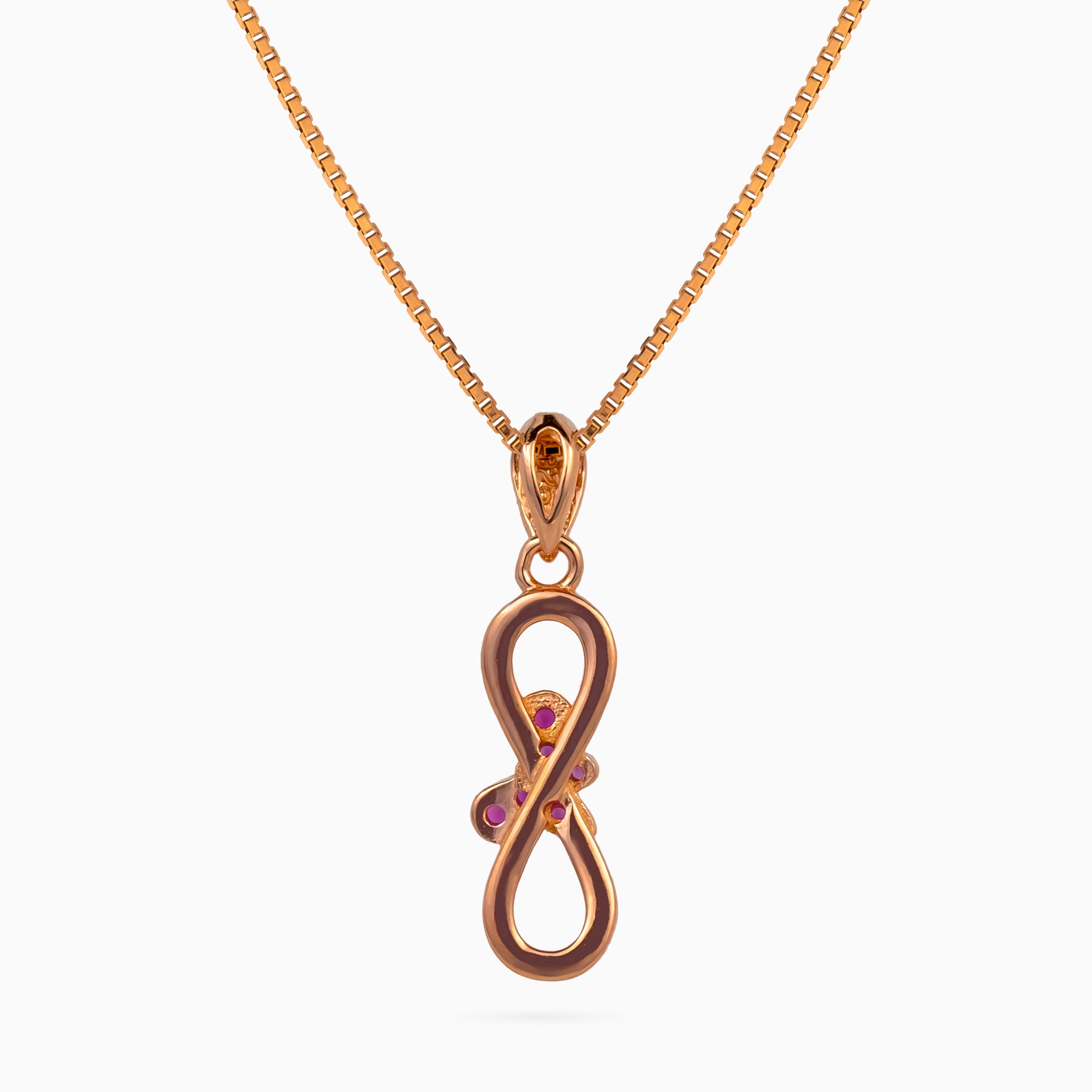 Infinity Papillon Pendant Set