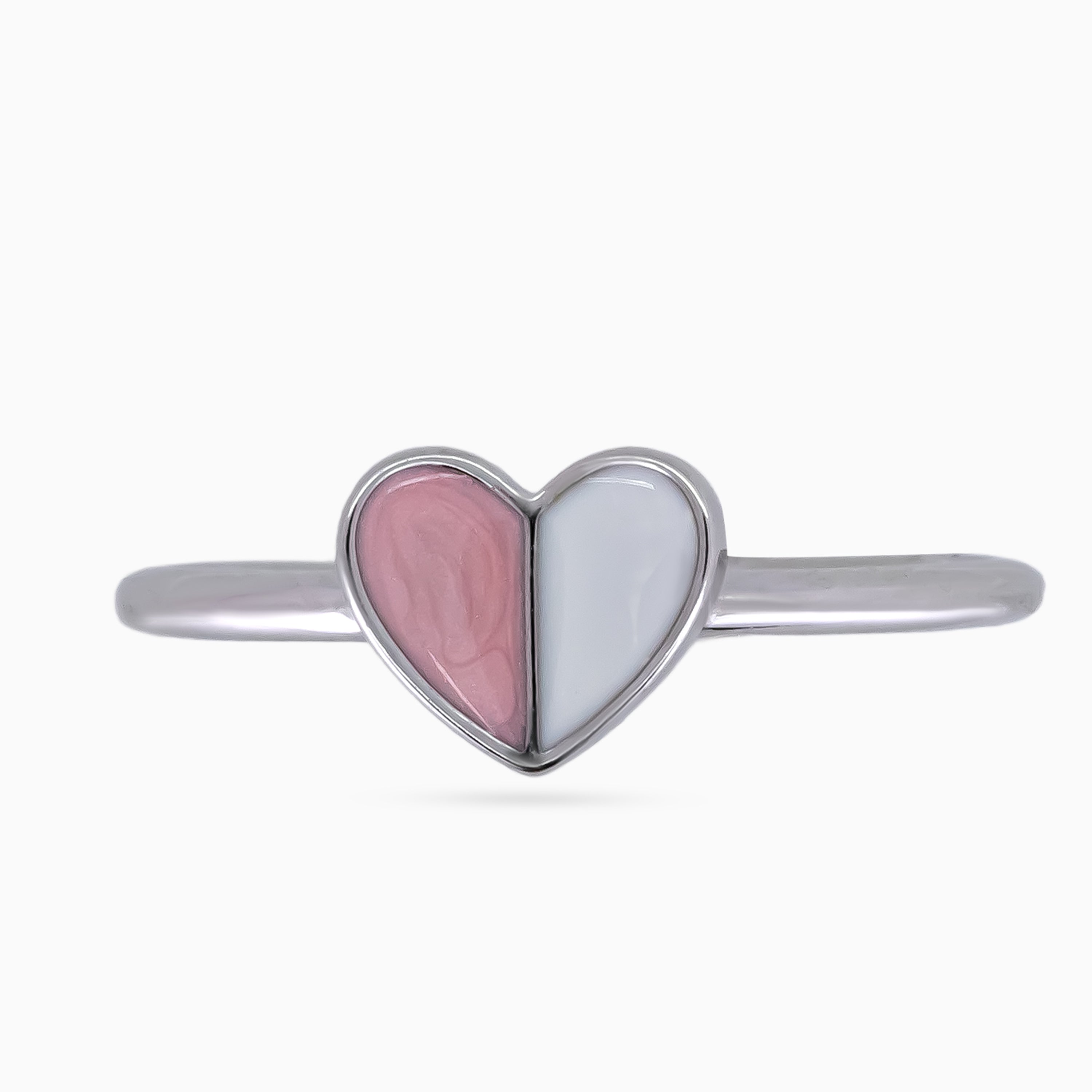 Blush Duo Heart Ring
