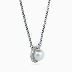 Pearl Halo Medallion Necklace