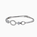 Pavé Oval Link Bangle