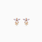 Crystal Wing Blossom Pendant Set