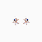 Azure Blossom Cluster Pendant Set