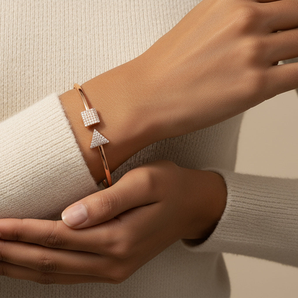 Geo Duo Bangle