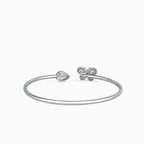 Sunburst & Cushion Halo Bangle