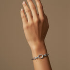 Pavé Oval Link Bangle