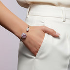 Blush Papillon Dewdrop Bangle