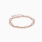 Pavé Oval Link Bracelet