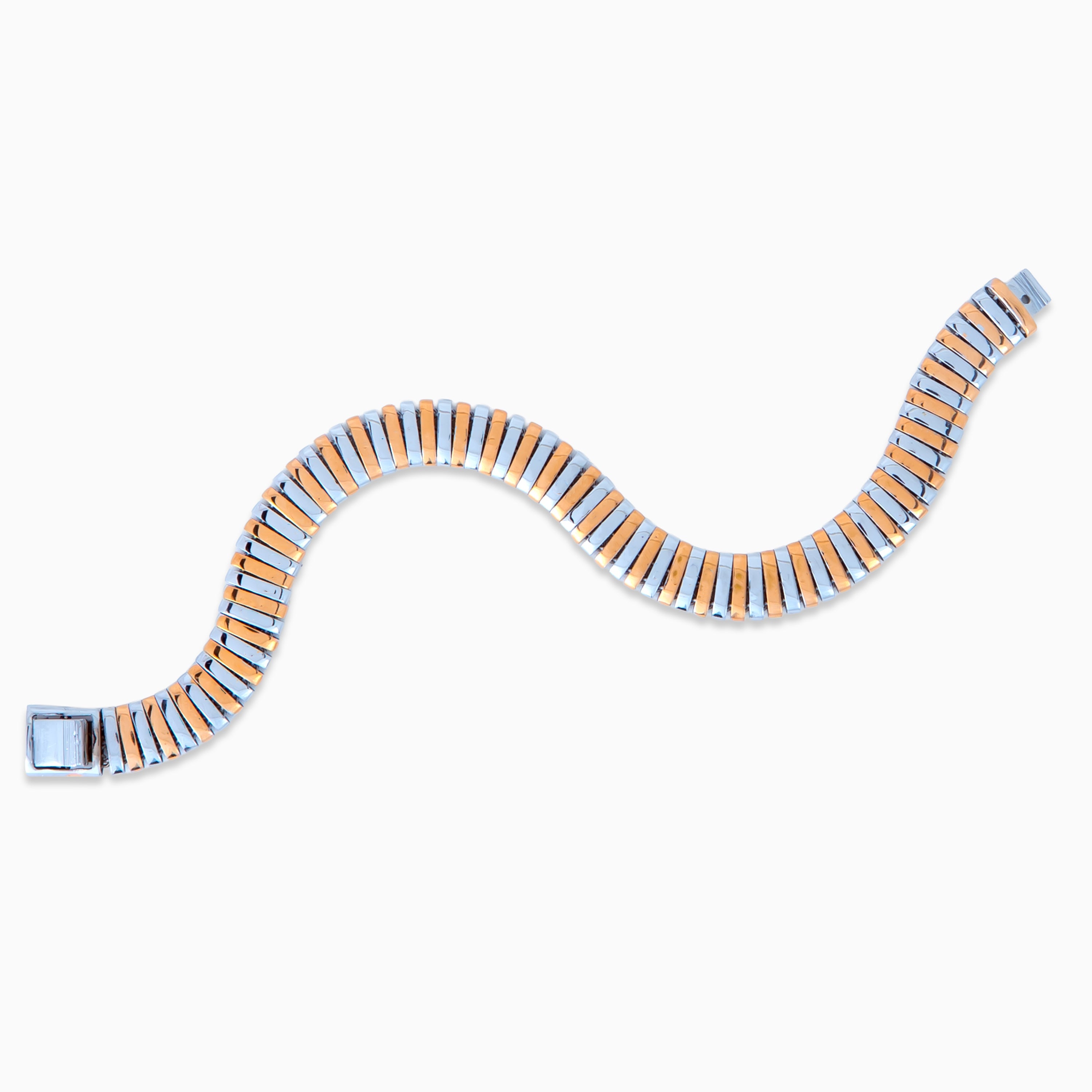 Ridge Panel Men’s Bracelet