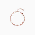925 sterling silver, rhodium, Celestial Glow bracelet (Celestial Glow), 17 cm