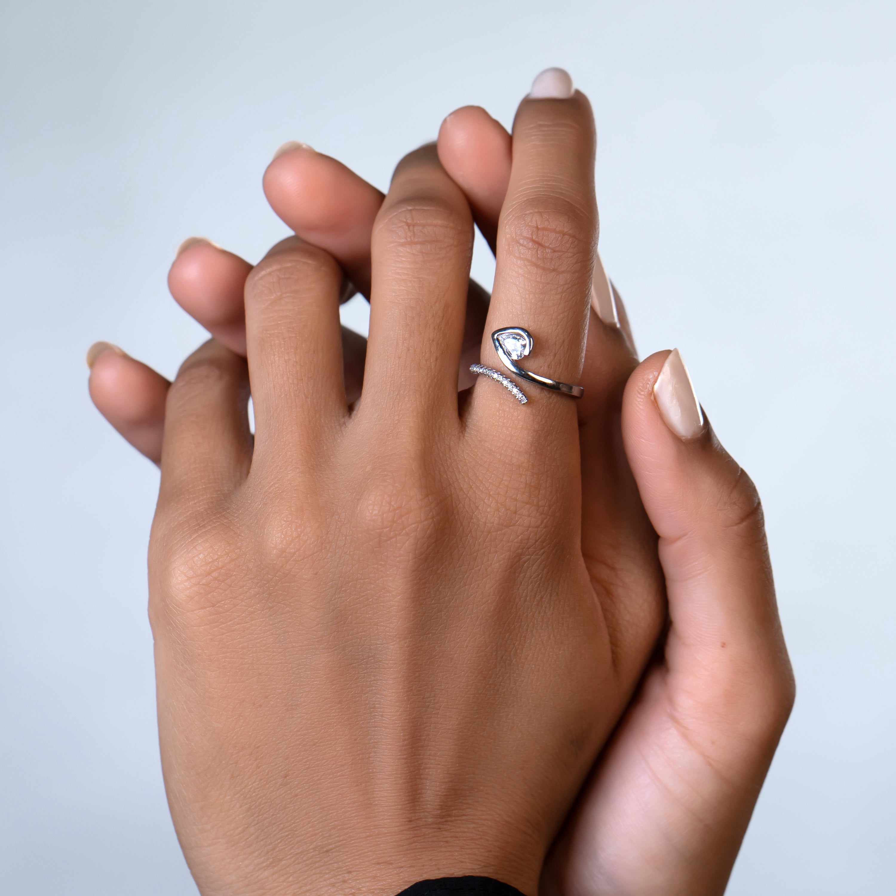 Dewdrop Sweep Bypass Ring