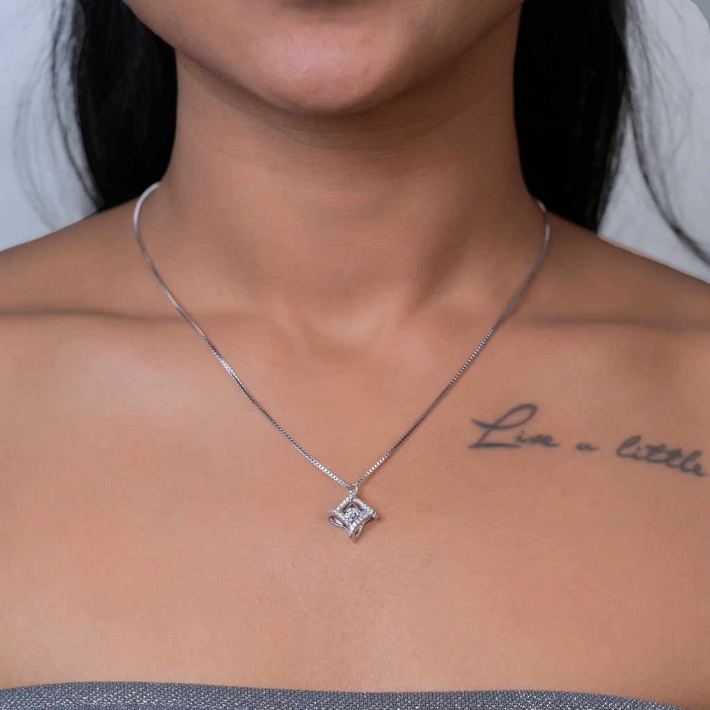 Celestial Lattice Star Necklace