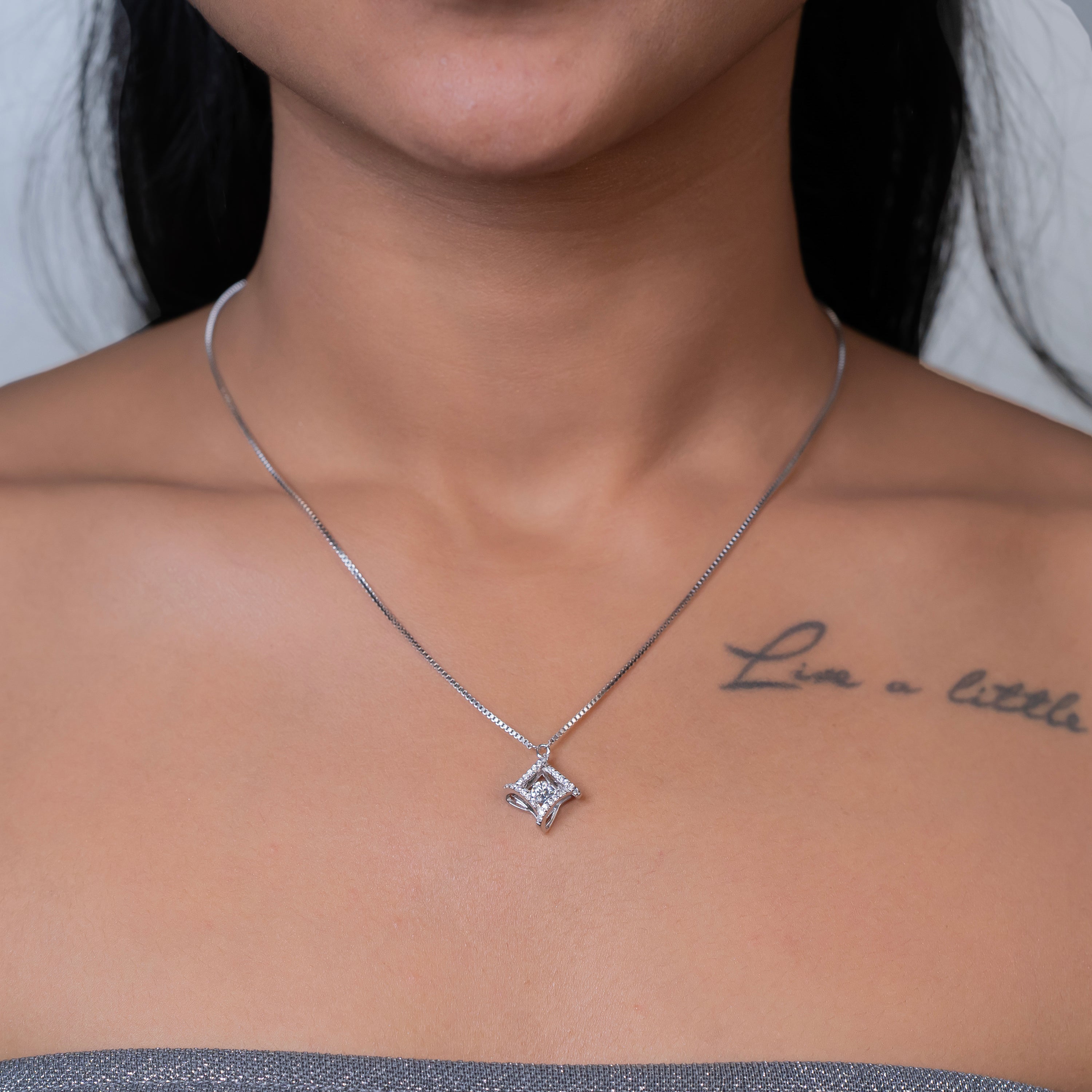 Celestial Lattice Star Necklace