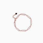 Pavé Bar Link Station Bracelet