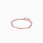 Pavé Bar Link Station Bracelet