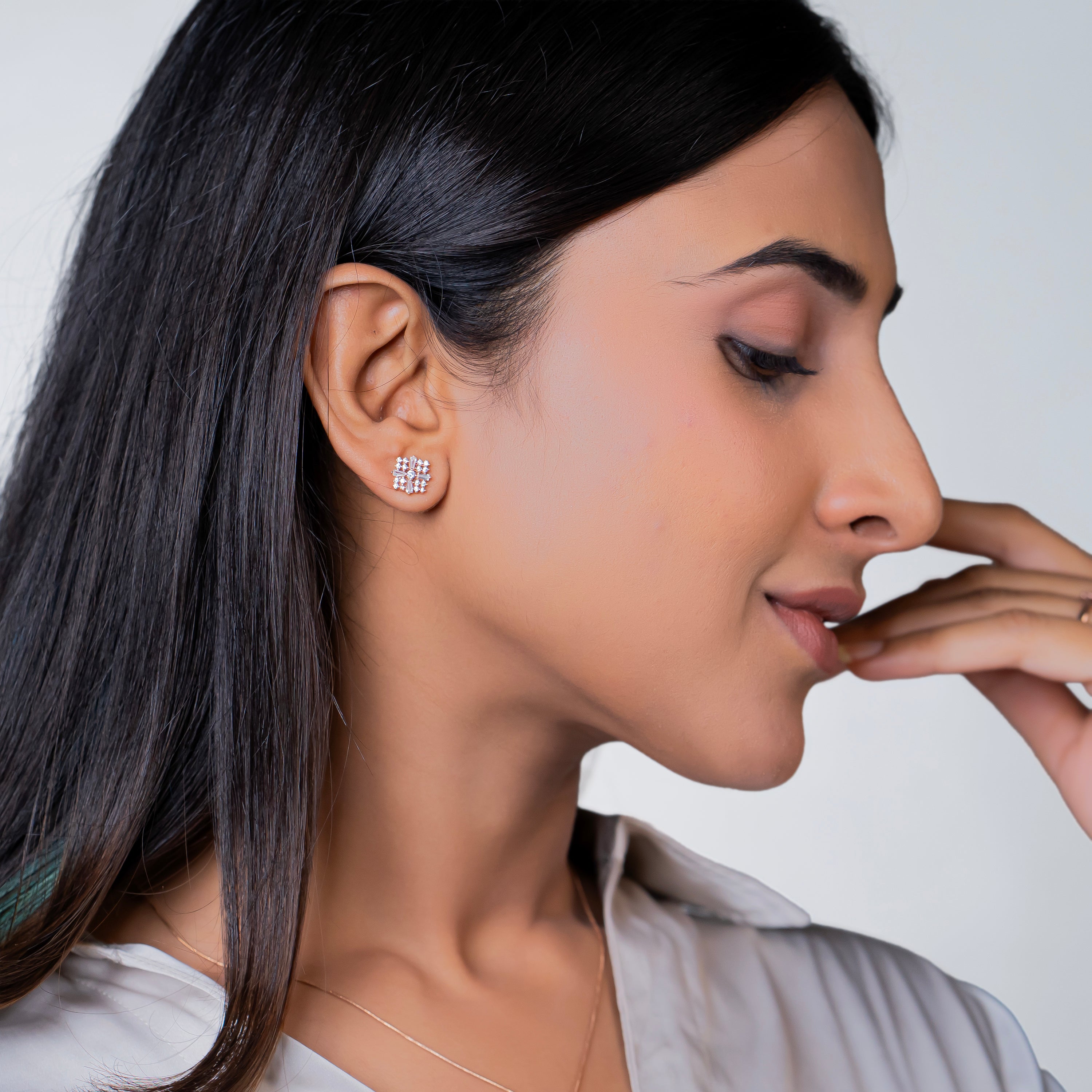 Aurora Lattice Starburst Studs