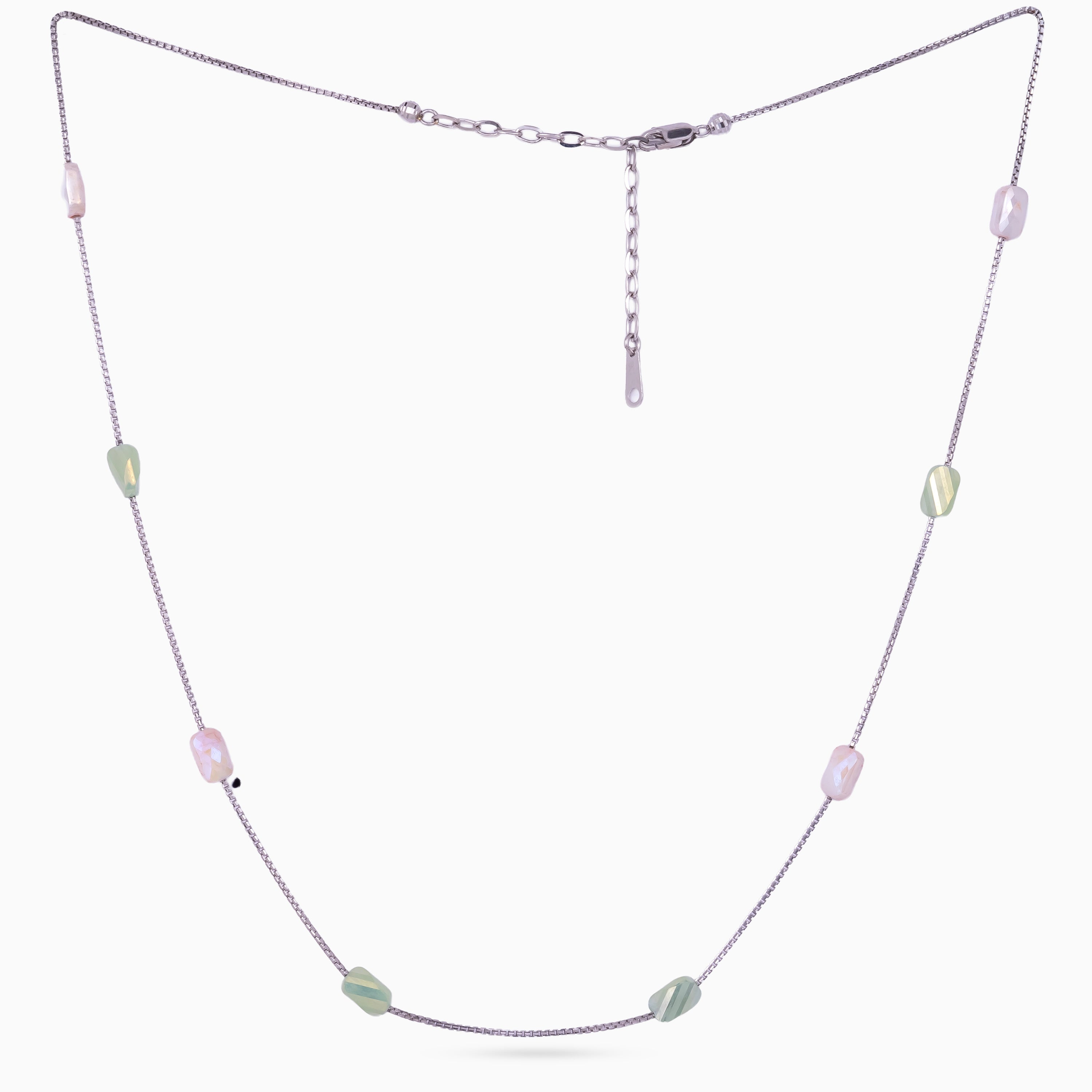 Meadow Bead Station Necklace