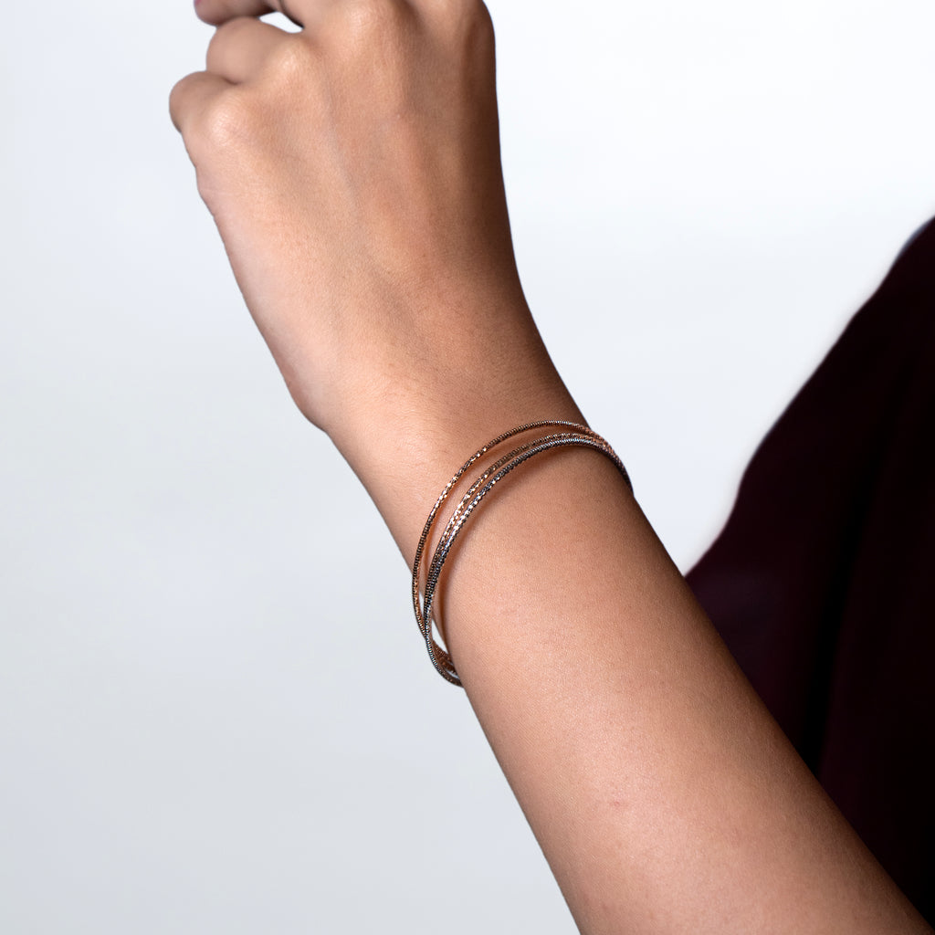 Duo-Glow Snake Chain Bracelet