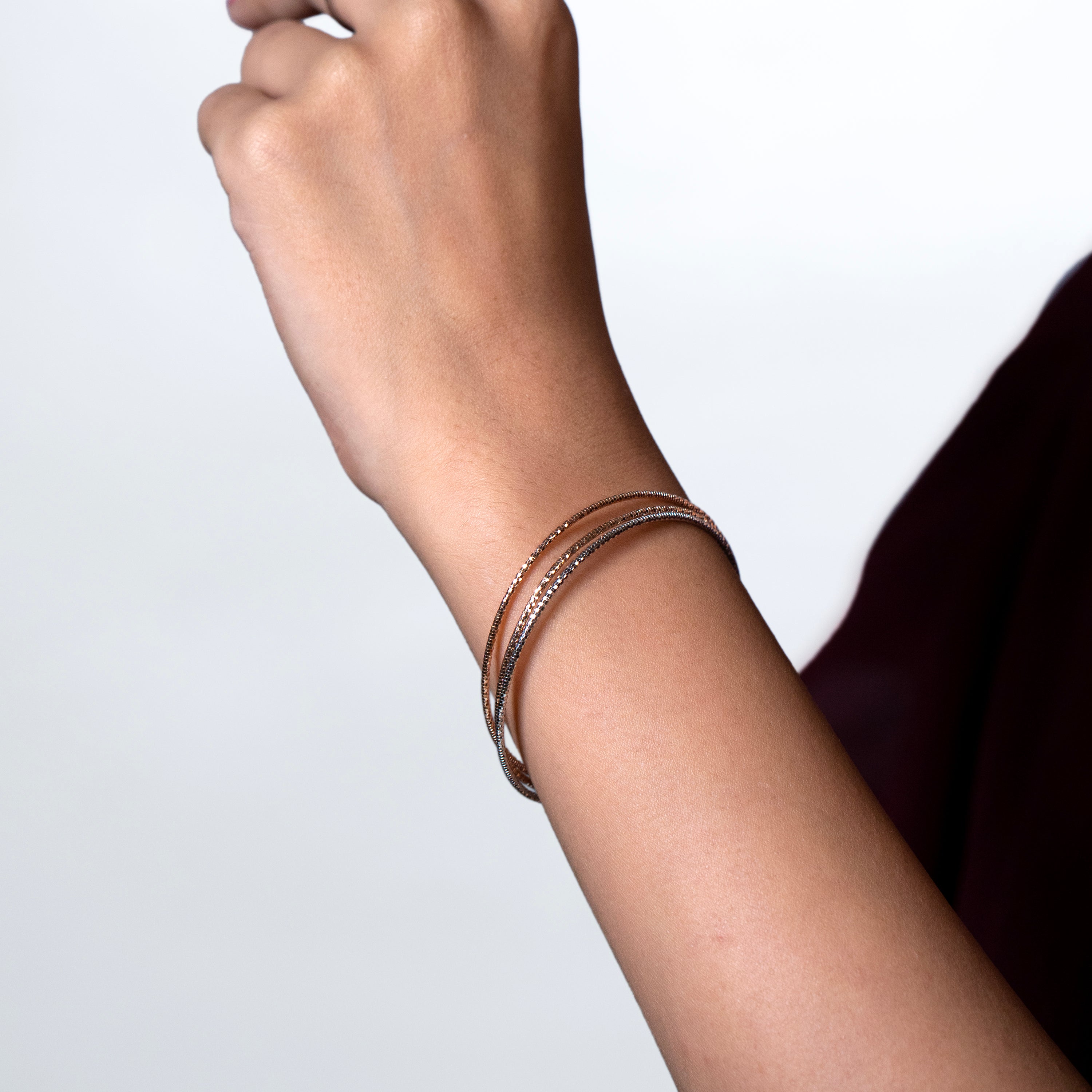 Duo-Glow Snake Chain Bracelet