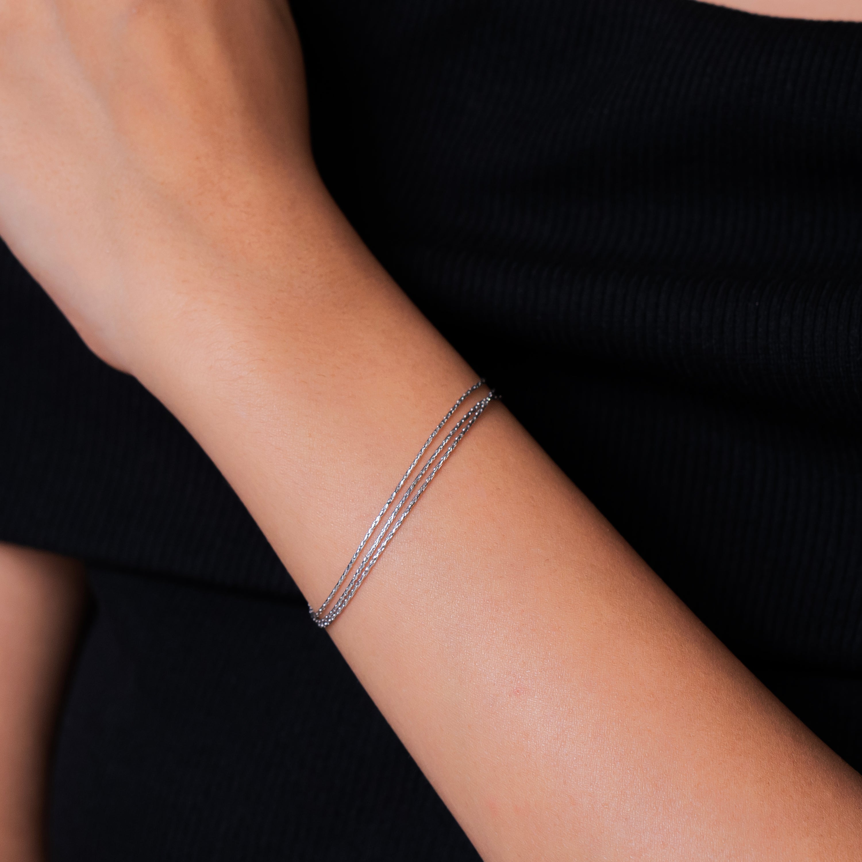 Sleek Weave Chain Bracelet