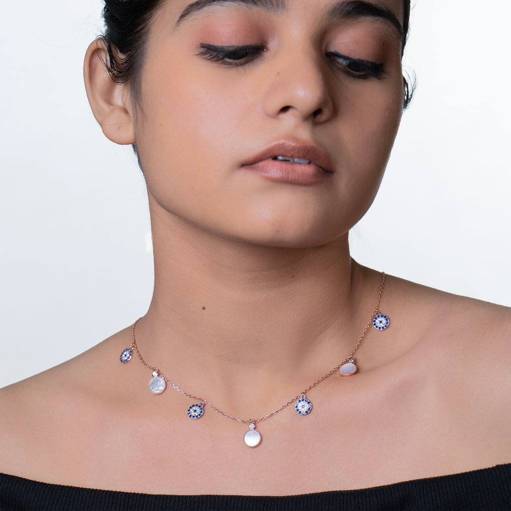 Celestia Charm Station Necklace