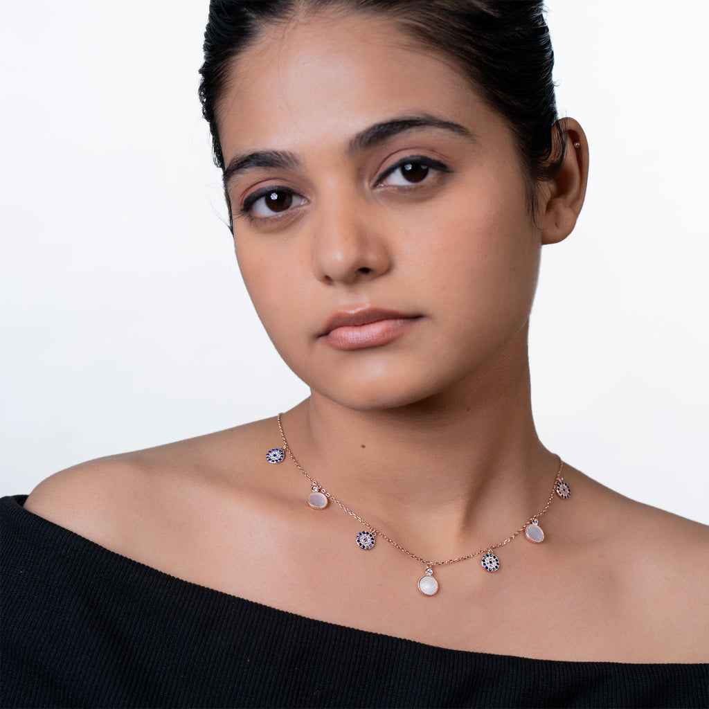 Celestia Charm Station Necklace