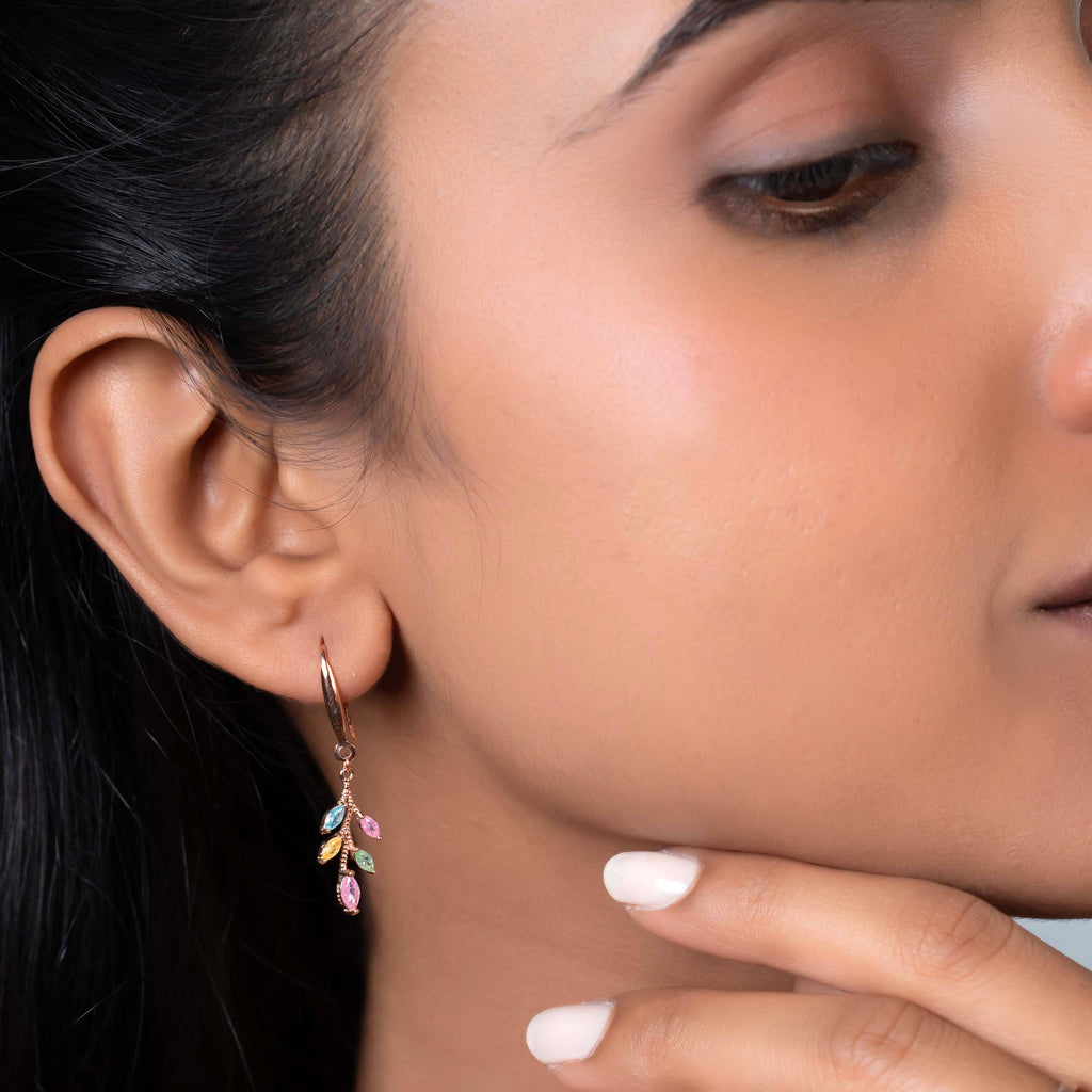 Rose gold Meadow Leaf Drops