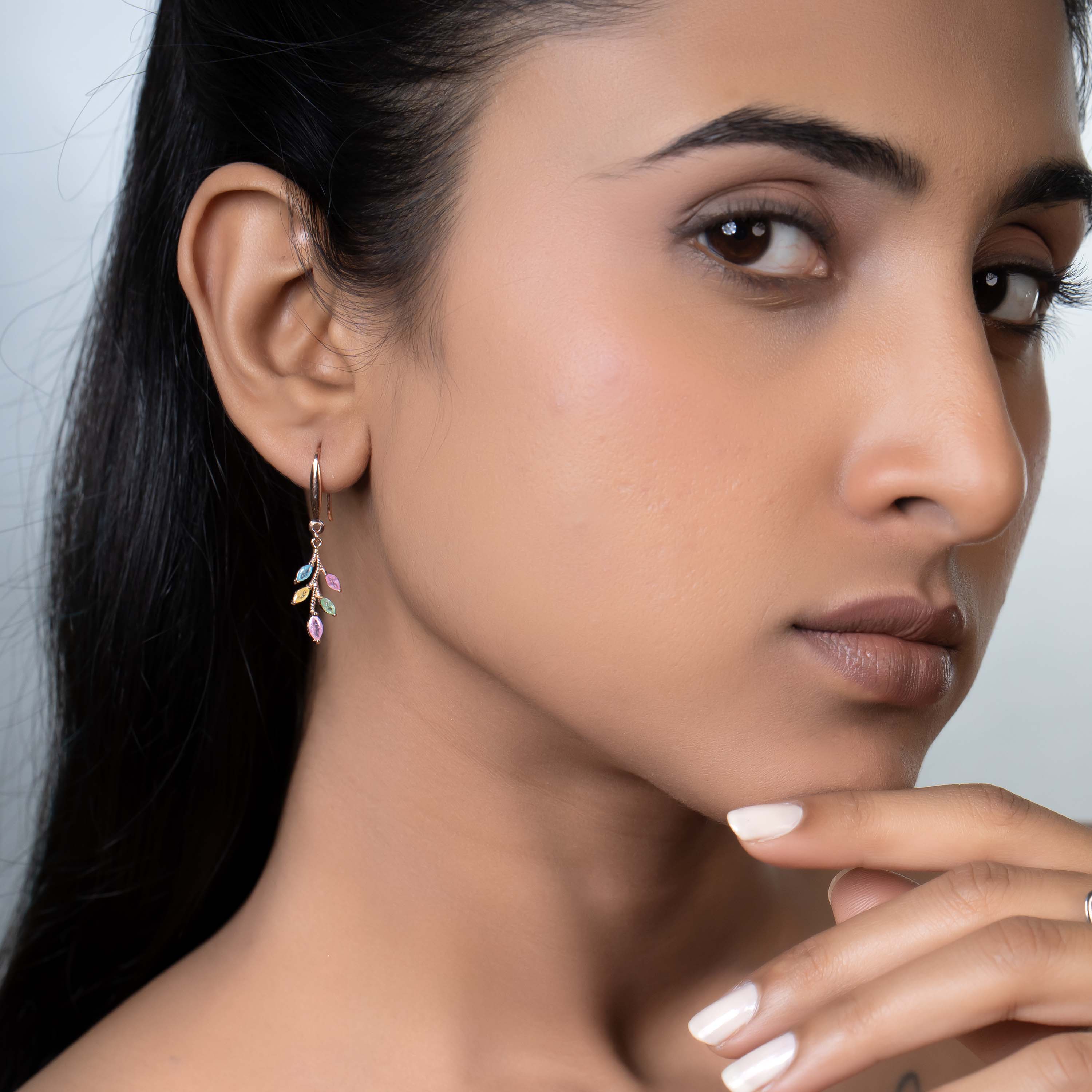 Rose gold Meadow Leaf Drops