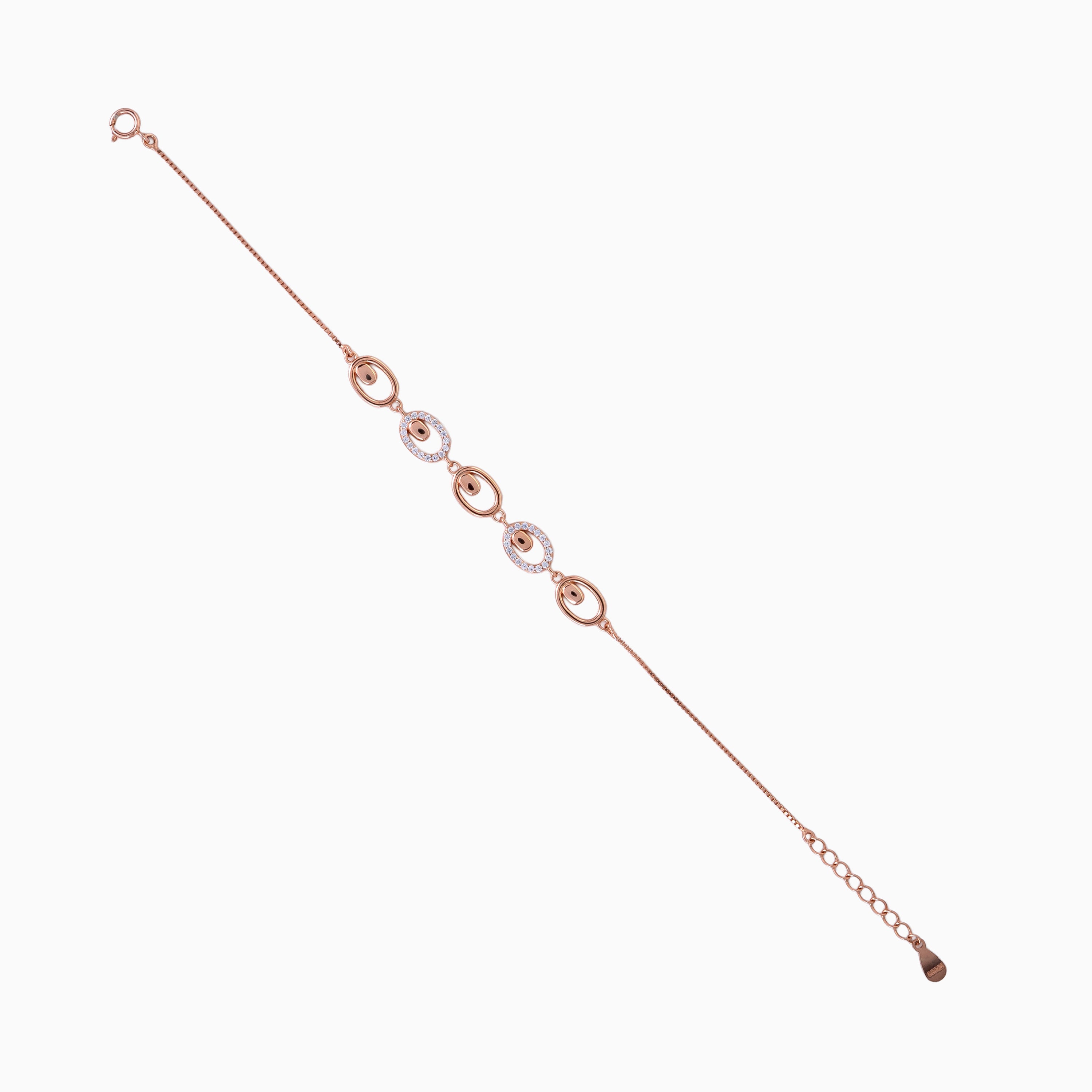 Pavé Oval Orbit Bracelet