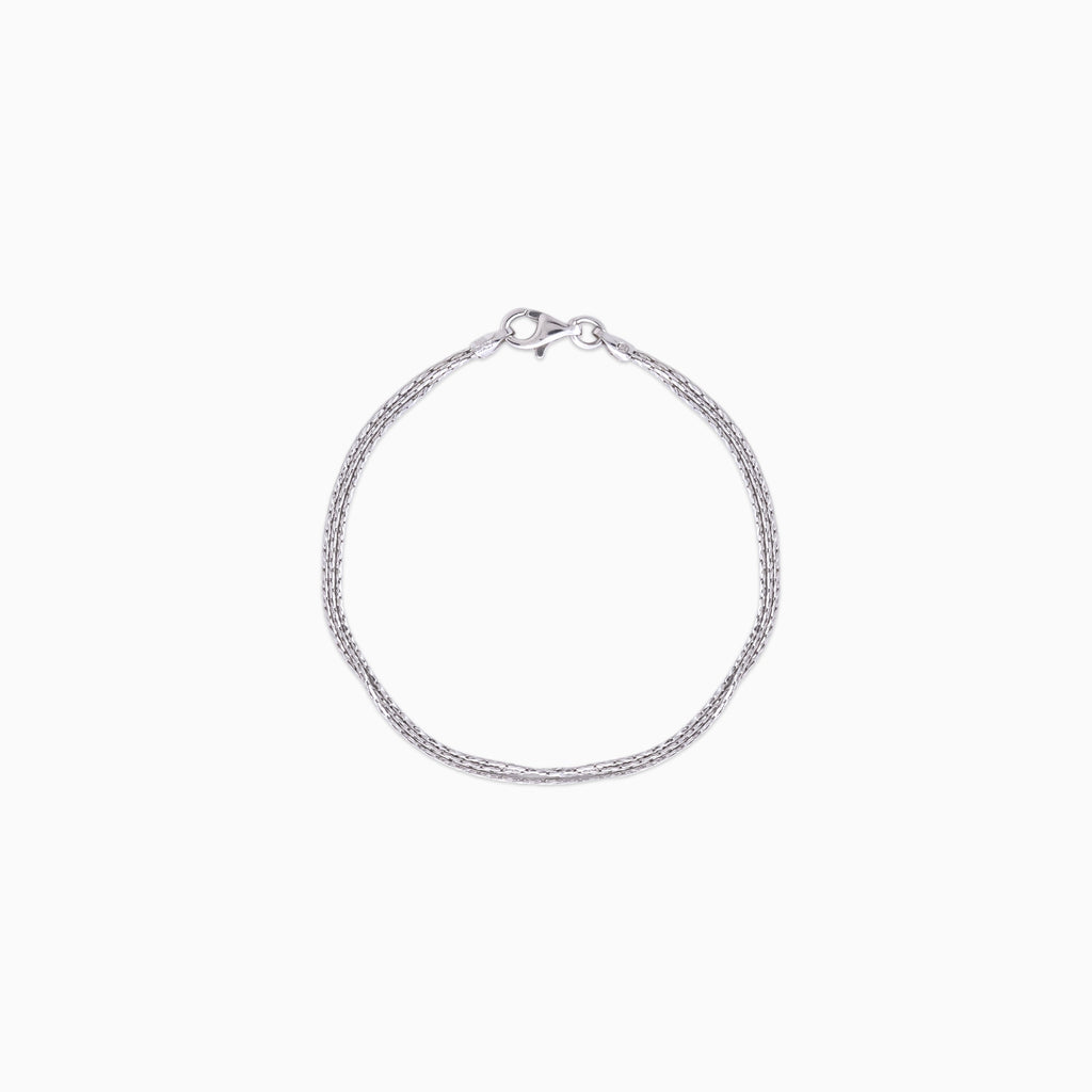 Sleek Weave Chain Bracelet