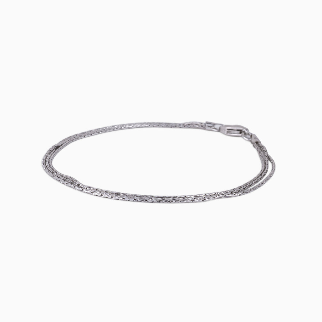 Sleek Weave Chain Bracelet