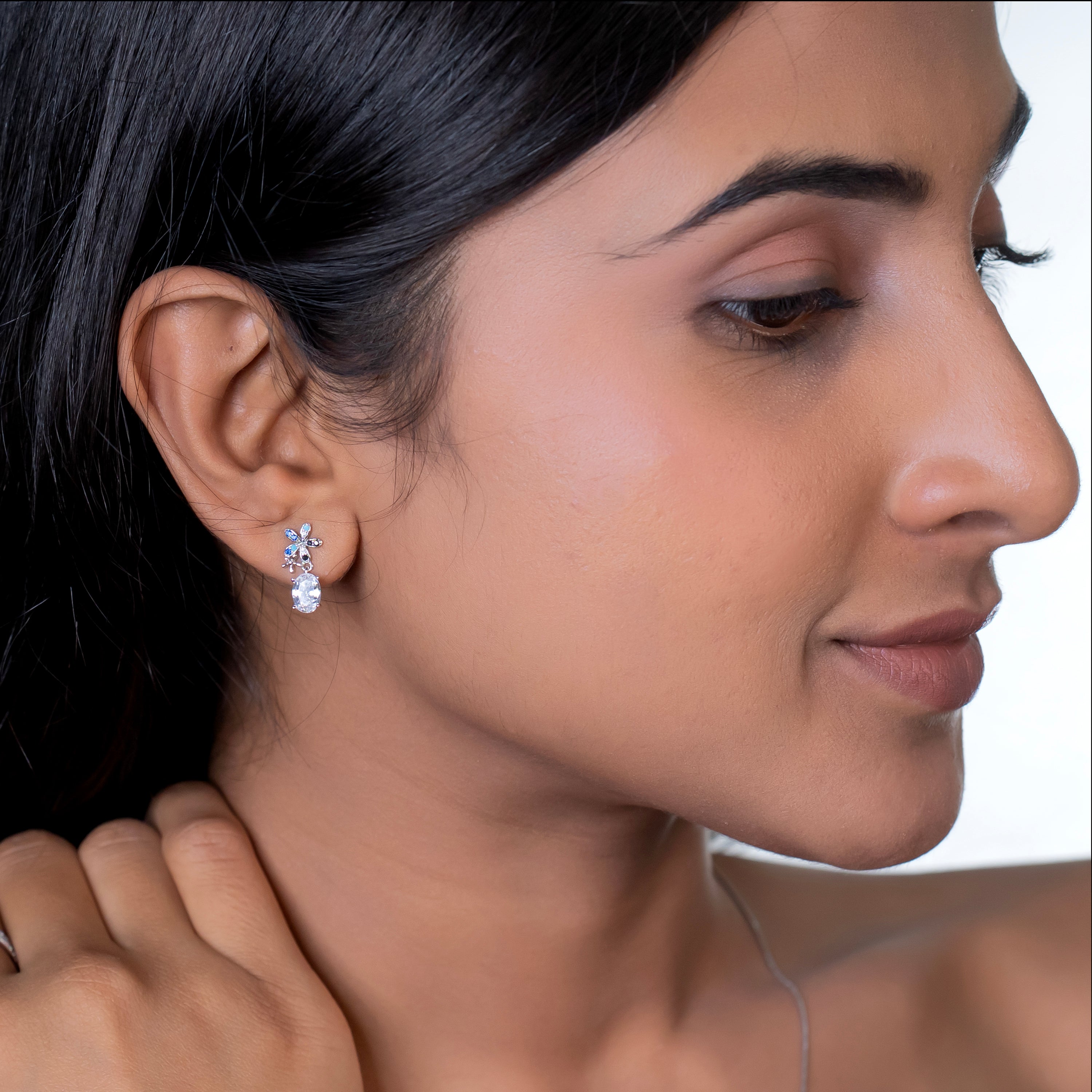 Nocturne Bloom Oval Drops