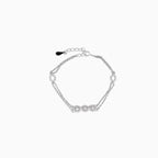 925 sterling silver, rhodium, Stellar Lattice bracelet (Stellar Lattice), 16 cm