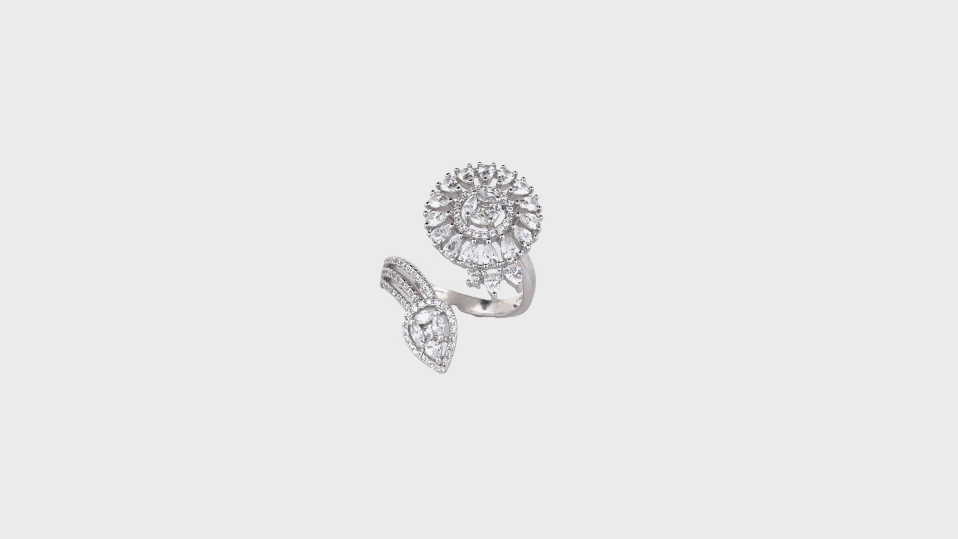 Petite Rose Papillon Ring