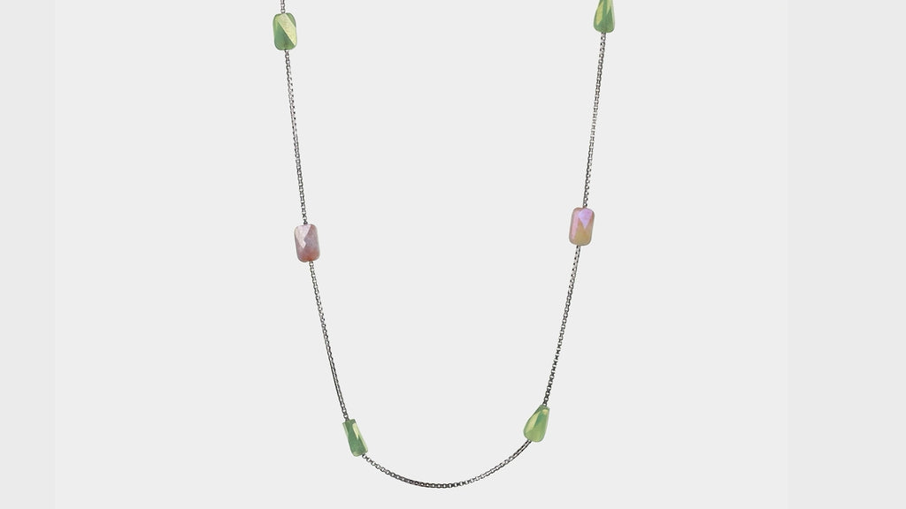 Meadow Bead Station Necklace
