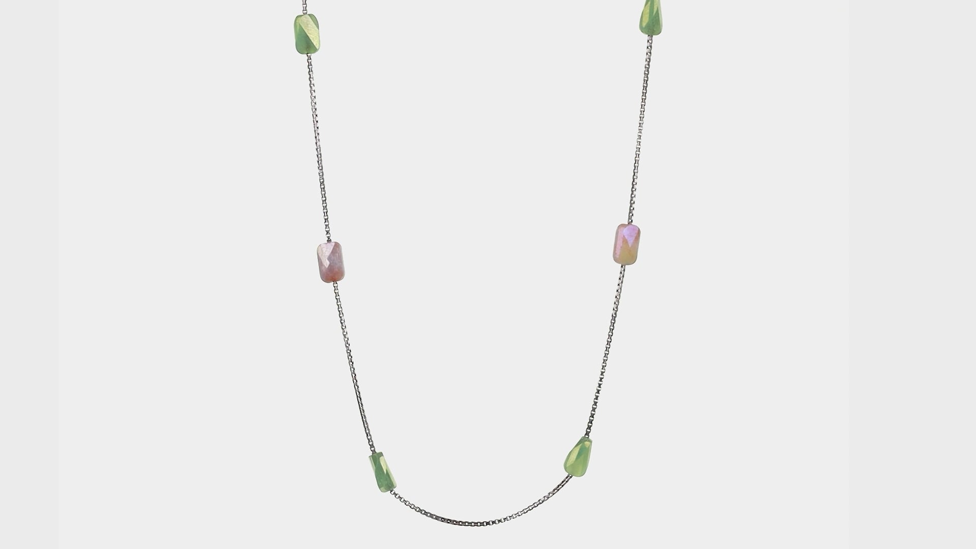 Meadow Bead Station Necklace
