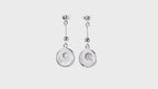 Silver Filigree Medallion Drops
