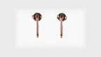 Rose gold U Hoop Minis