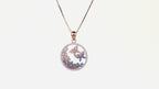 Sunset Flight Papillon Pendant Set