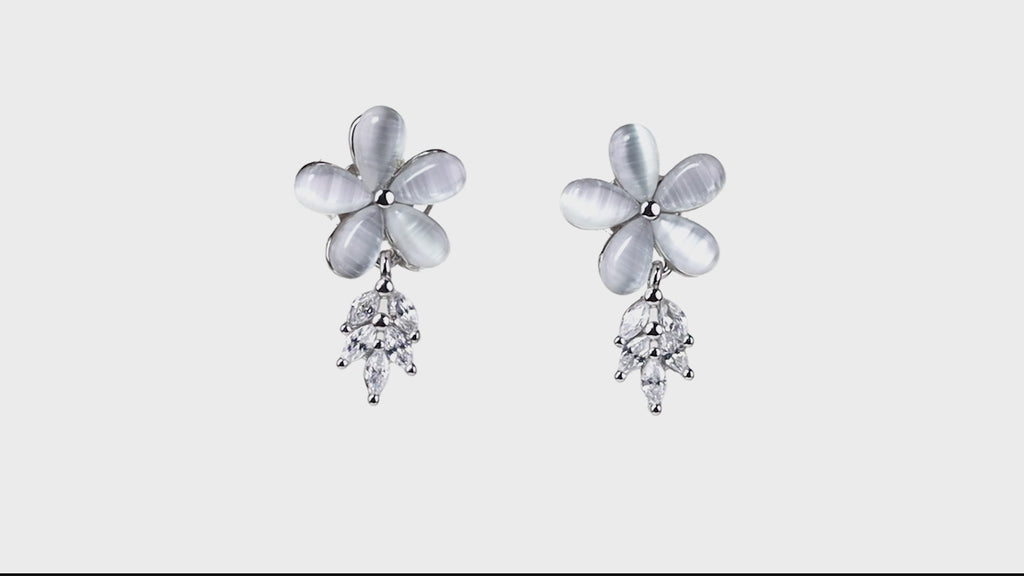 Ivory Petal Cascade Drops