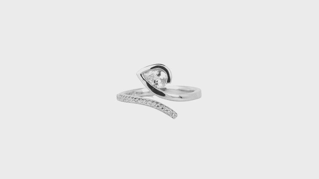 Dewdrop Sweep Bypass Ring