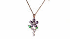 Amethyst Bloom Pendant Set