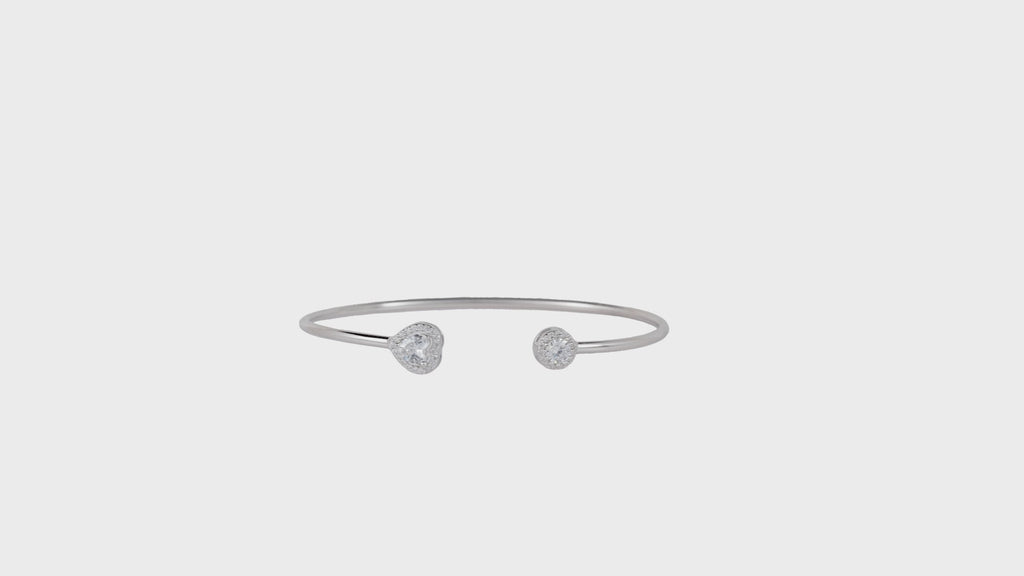 Heartline Duo Bangle