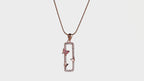 Flutter Frame Butterfly Necklace