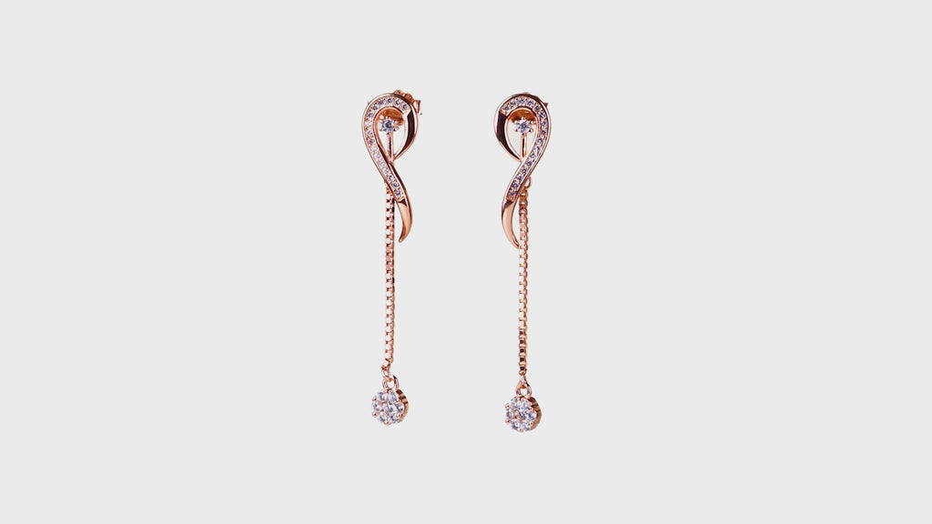 Swirl Chain Pavé Drops