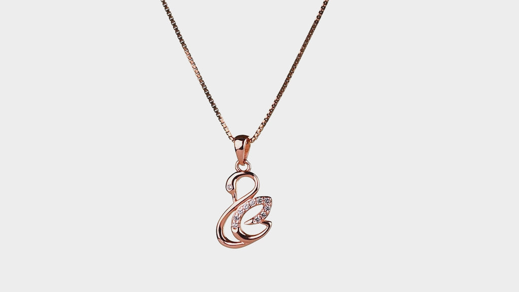 Swan Reverie Pendant Set