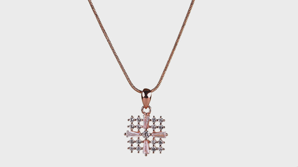 Radiant Lattice Necklace