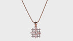 Radiant Lattice Necklace