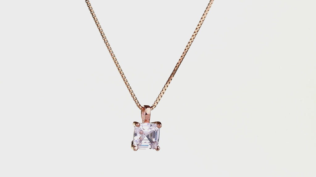 Asscher Prism Necklace