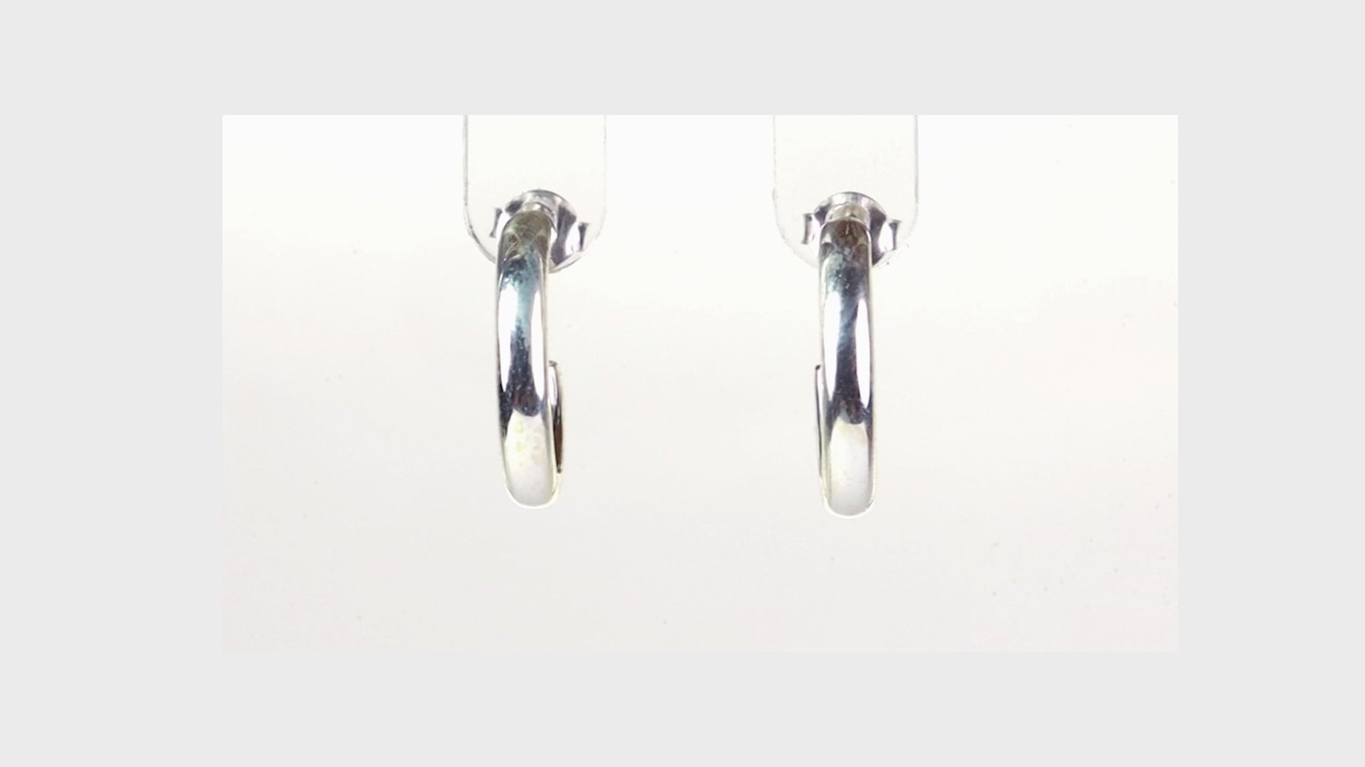 Silver Dome Hoop Minis