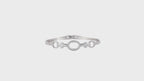 Pavé Oval Link Bangle